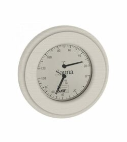 THERMO-HYGROMETER CIRCLE ASPEN SAWO