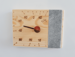 HYGROMETER SAWO FINNISH SOAPSTONE and PINE