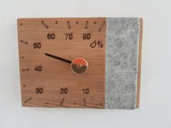 HYGROMETER SAWO FINNISH SOAPSTONE and CEDAR