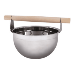 5L SAUNA BUCKET STAINLESS STEEL SAWO