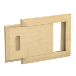 SAUNA WALL VENT PINE SLIDER BAR SAWO