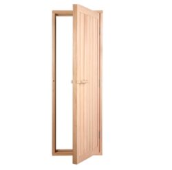 SAUNA DOOR - FULL CEDAR 4 SIDED FRAME HORIZONTAL HANDLE