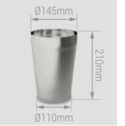 WOOD BURNING EXPANDER STAINLESS STEEL SAWO-21 HEATER