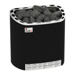 8kW SCANDIA BLACK requires digital controls SAWO FIBRE COATED PREMIUM SAUNA HEATER NS
