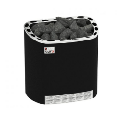 6kW SCANDIA BLACK requires digital controls SAWO FIBRE COATED PREMIUM SAUNA HEATER NS